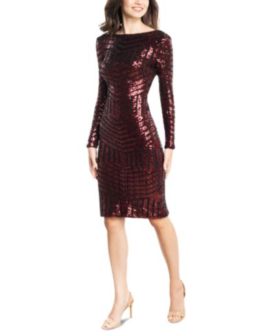 Dress the Population Emery Sequined Bodycon Dress