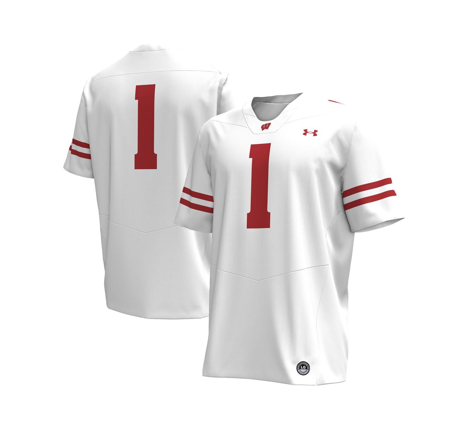 Under Armour Мужская реплика джерси Wisconsin Badgers для американского футбола