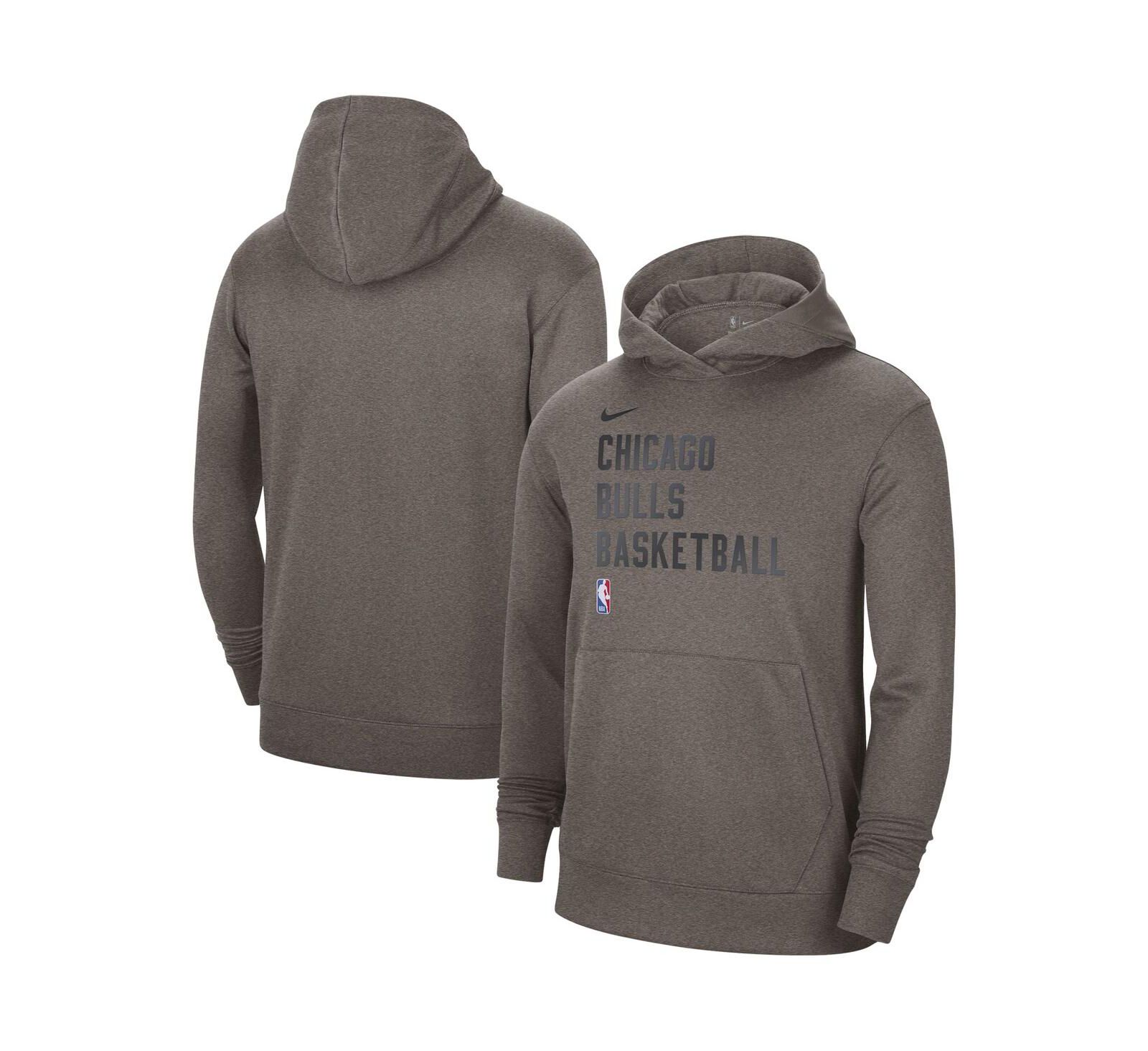 Худи Nike Men's and Women's Chicago Bulls 2023/24 Performance Spotlight On-Court Practice