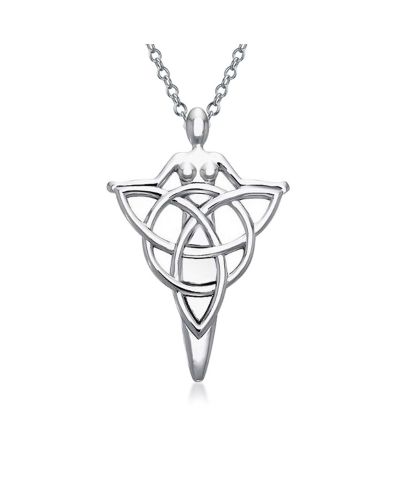 Подвеска-ожерелье Bling Jewelry Irish Triquetra Celtic Ancient Divine Deity Danu Goddess Of Tree Protector Of Land Sterling