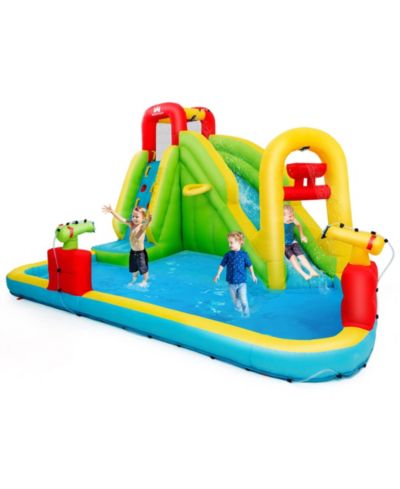 Costway Inflatable Water Slide Bounce House, 350-lb Capacity, Ages 3-10