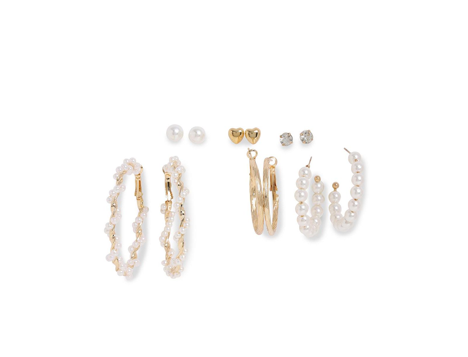 Женские серьги SOHI Pack Of 6 Multi-Layer
