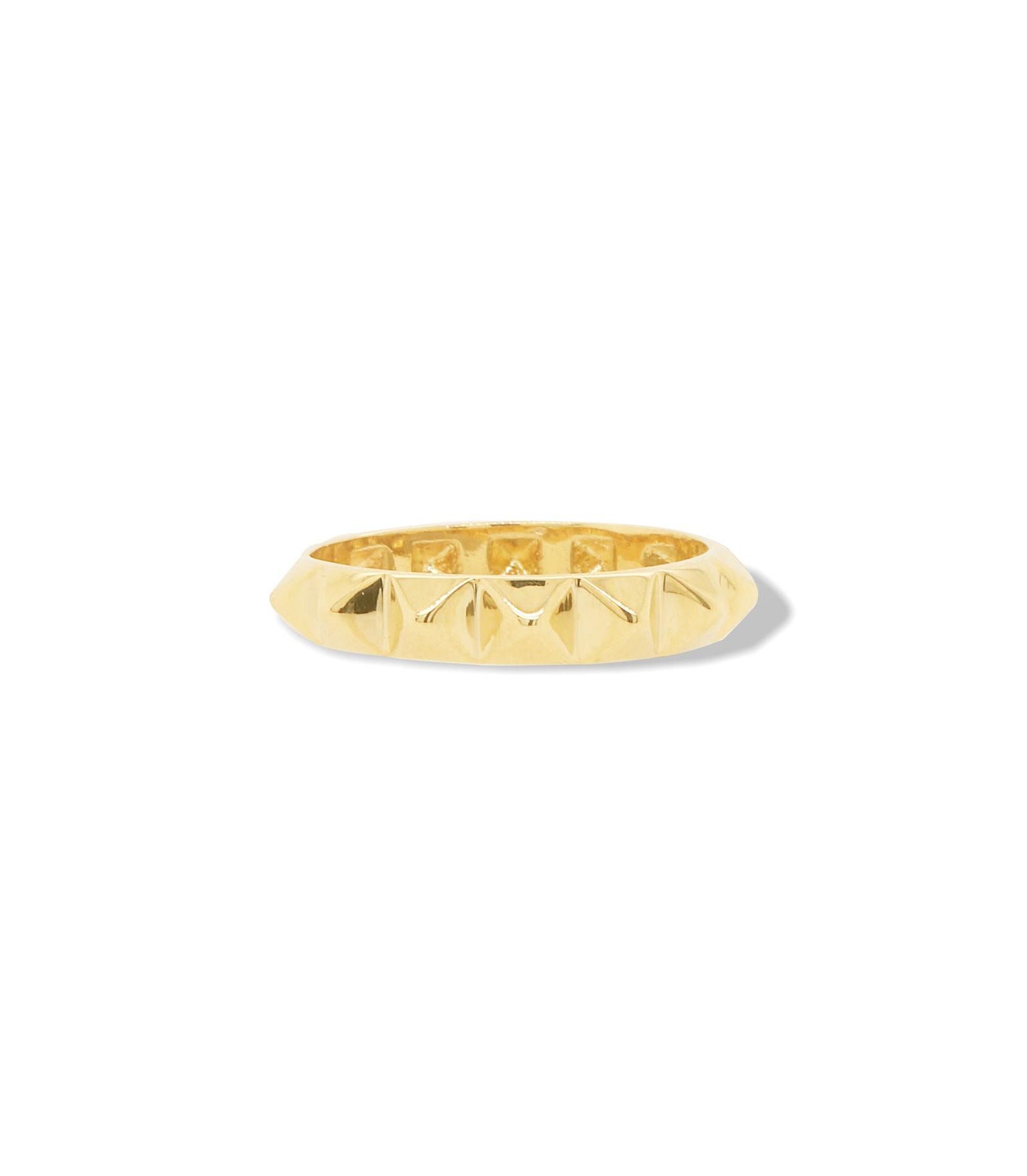 Золотое кольцо The Lovery Gold Rockstud из 14K золота