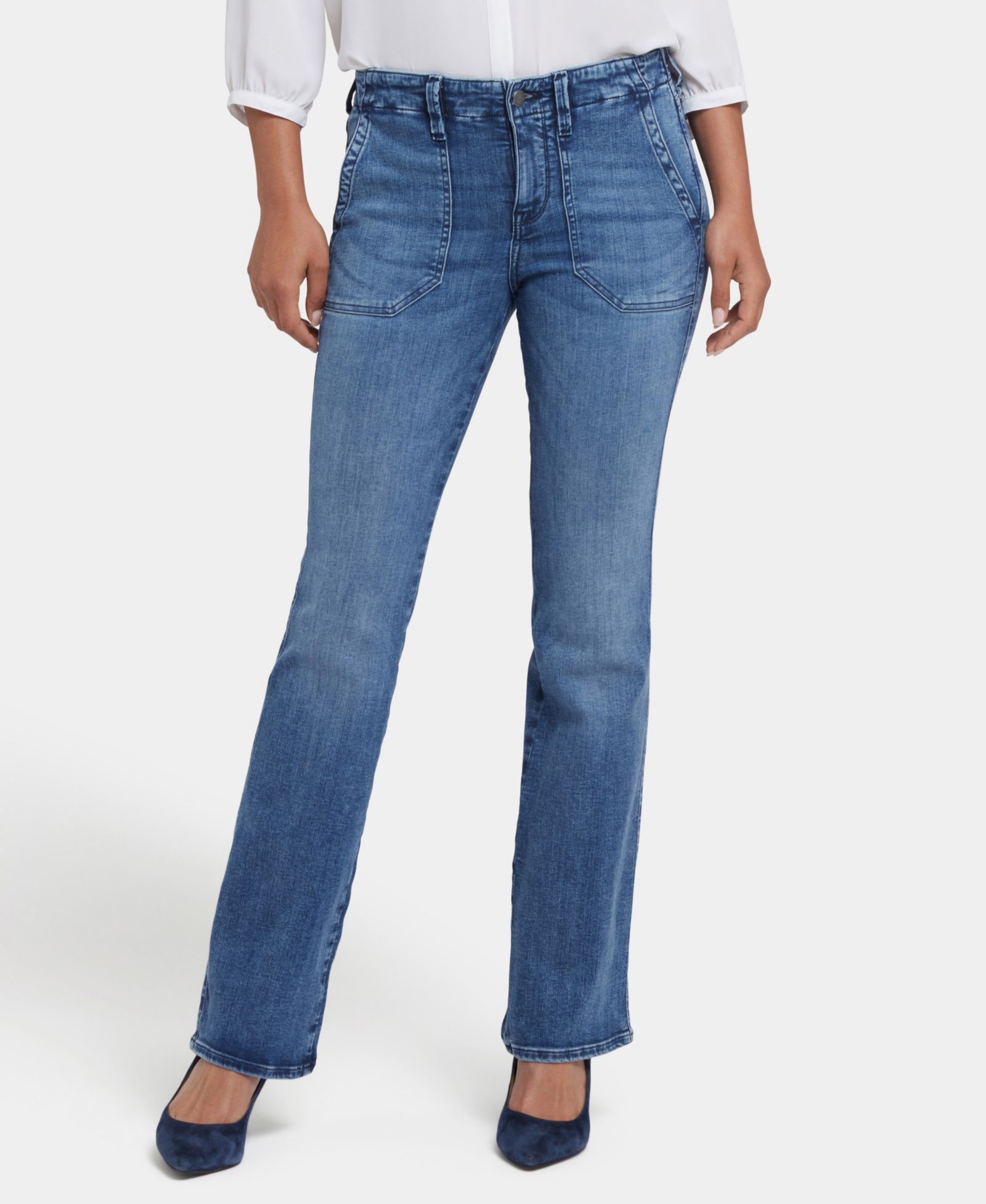NYDJ Women's Barbara Bootcut Utility Jeans