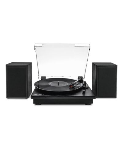 Проигрыватель Victrola Montauk Bluetooth с полочными динамиками