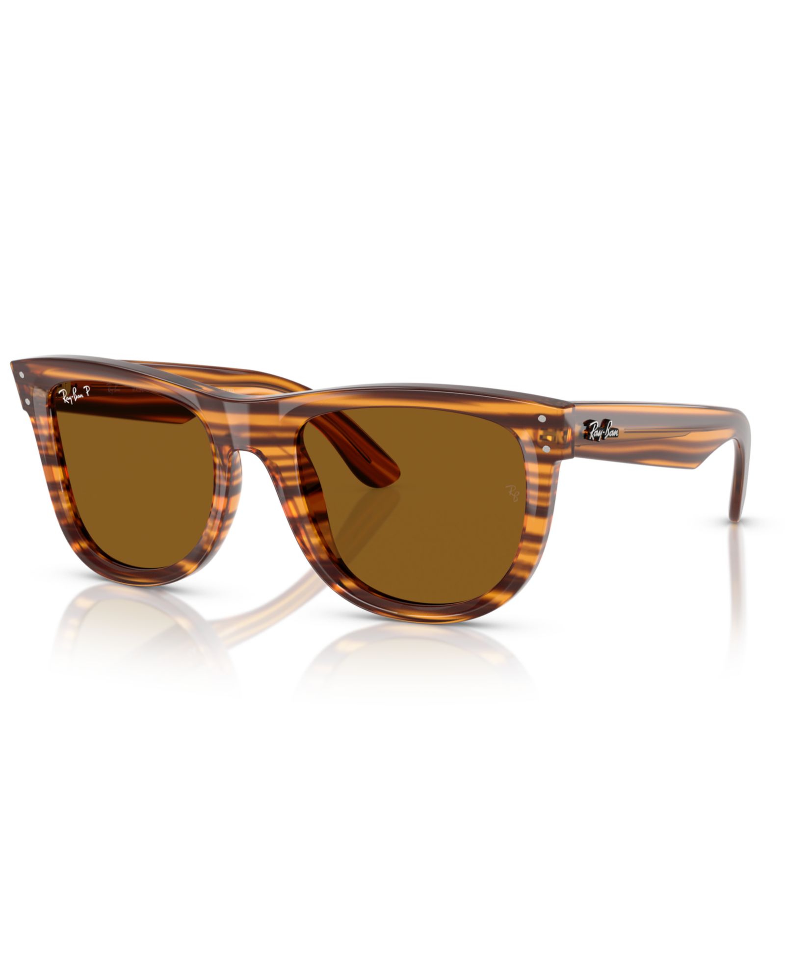 Ray-Ban Unisex Polarized Sunglasses, Wayfarer Reverse RBR0502S