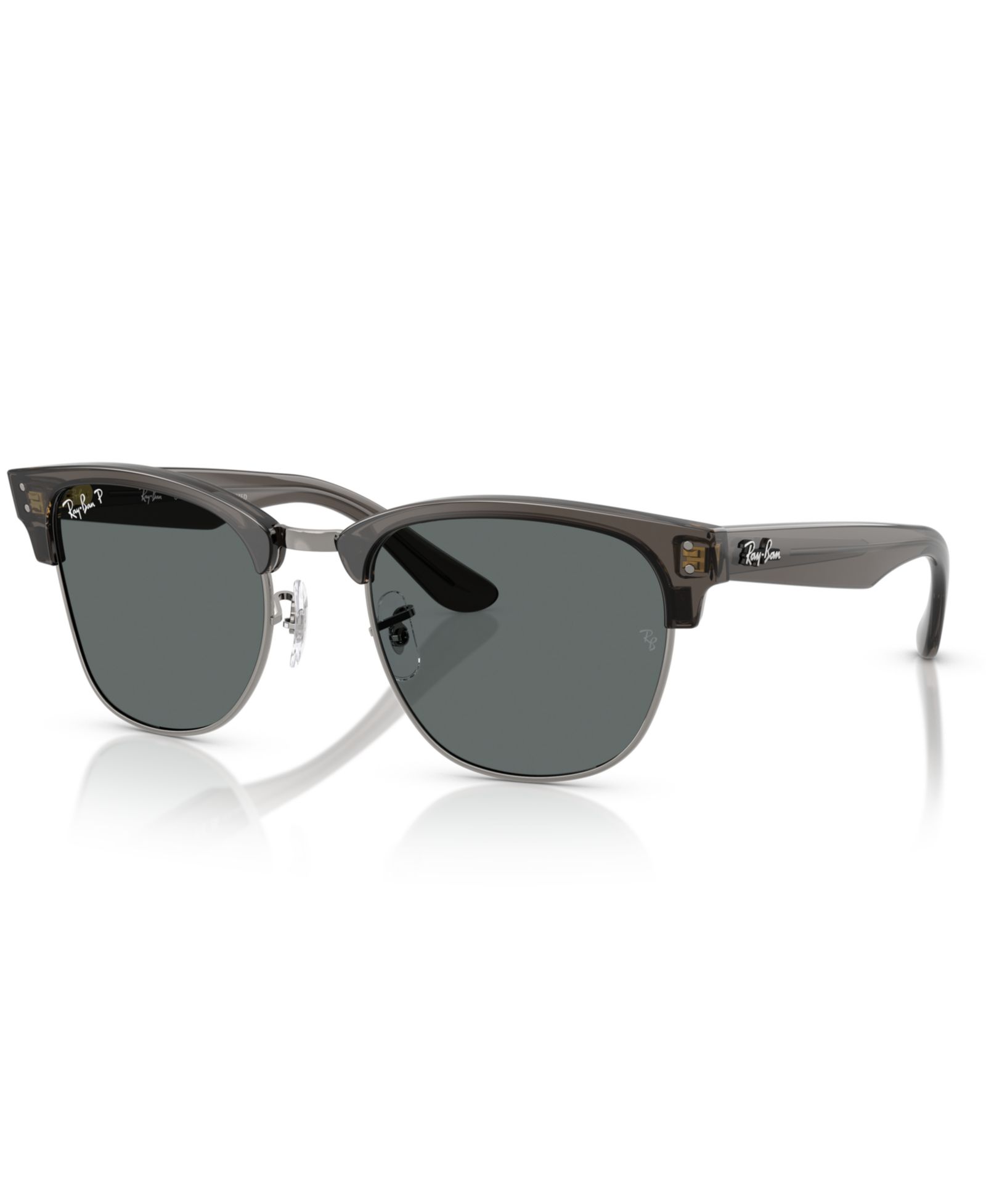 Ray-Ban Unisex Clubmaster Reverse Polarized Sunglasses, RBR0504S