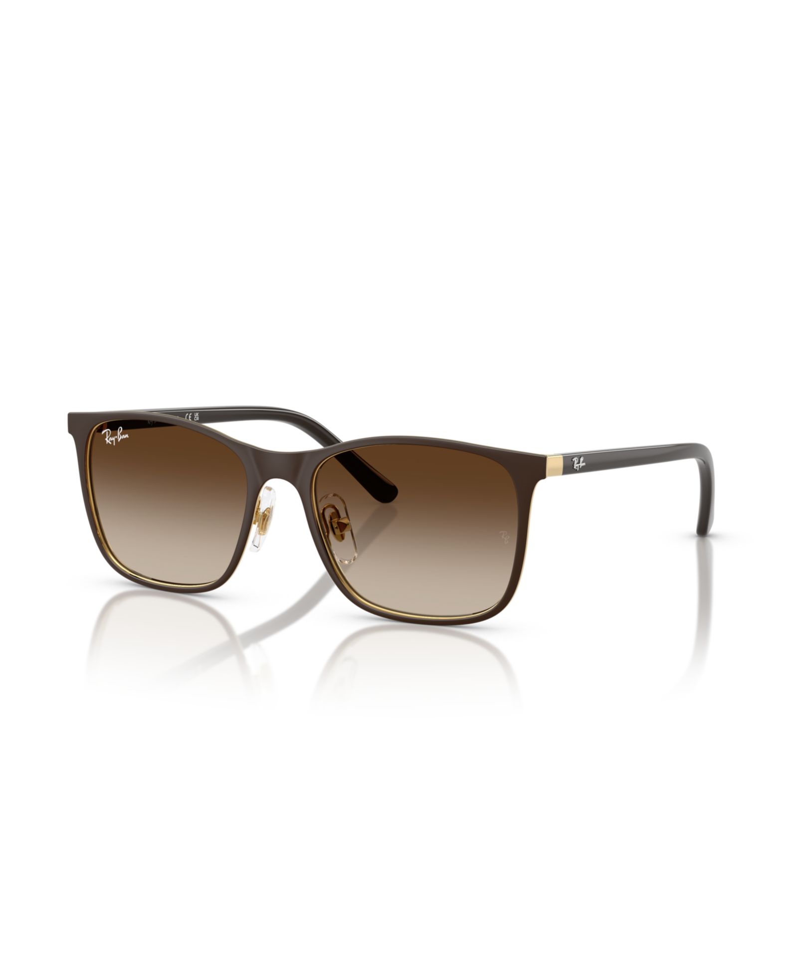 Детские квадратные солнцезащитные очки Ray-Ban Jr, 0RJ9551S (возраст 7-10)