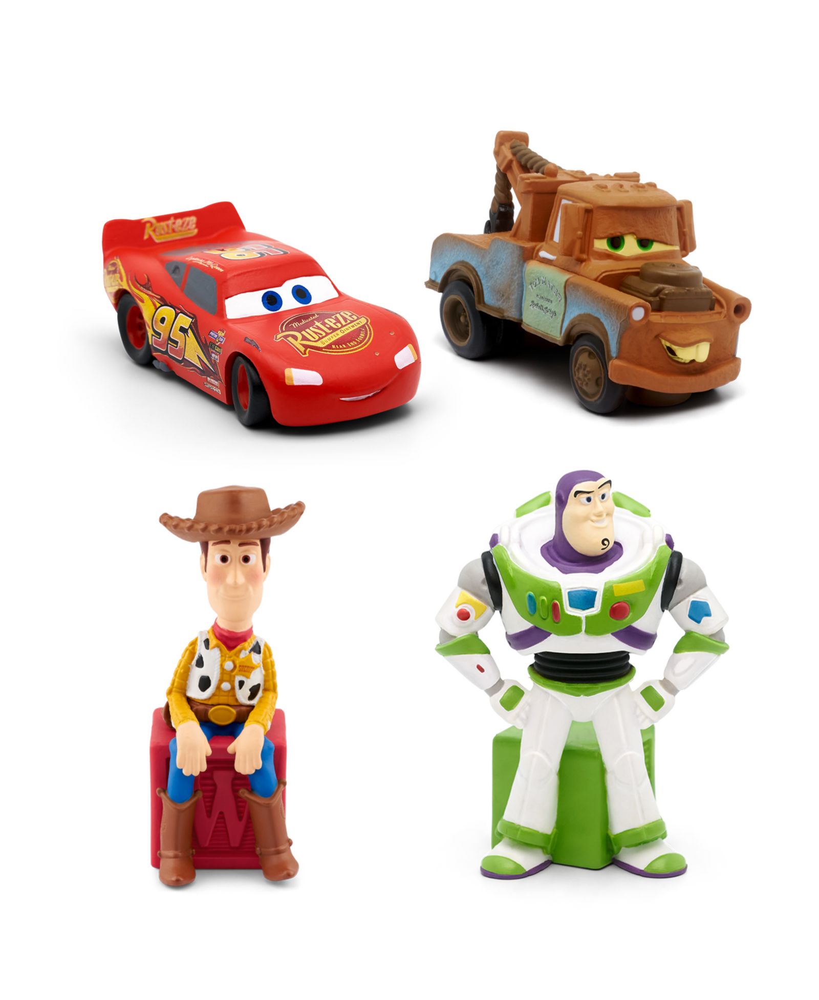 Tonies Disney Pixar Cars & Toy Story аудиоперсонажи, набор из 4 предметов, возраст 3+