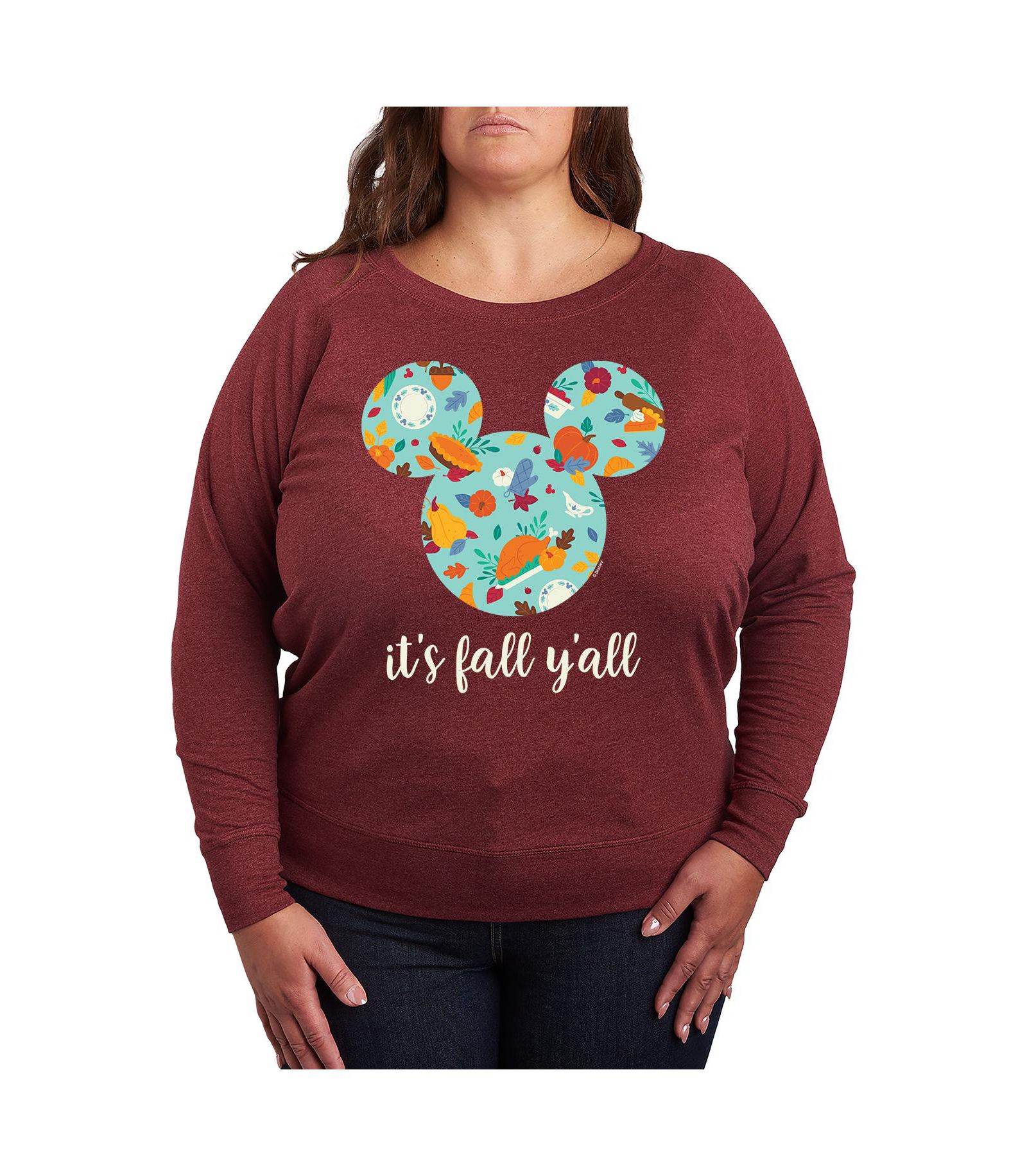 Hybrid Apparel Plus Size футболка с принтом Disney Fall Yall