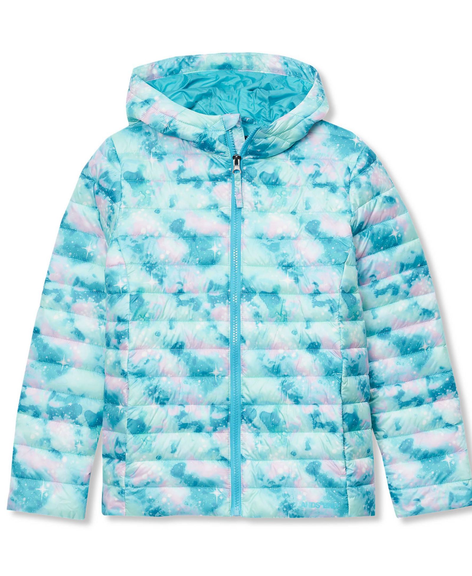 Детская утепленная куртка Lands' End FeatherFree Insulated Hooded Packable