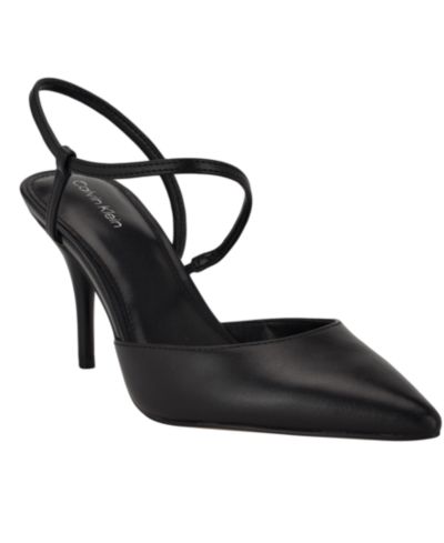 Calvin Klein Women's Cordera Strappy Slip-On Stiletto Pumps