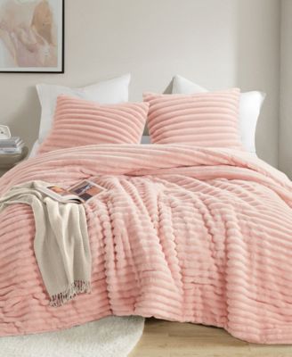 Комплект покрывала 510 Design Avril Fluffy Ribbed Plush, 2-Pc., Twin/Twin XL