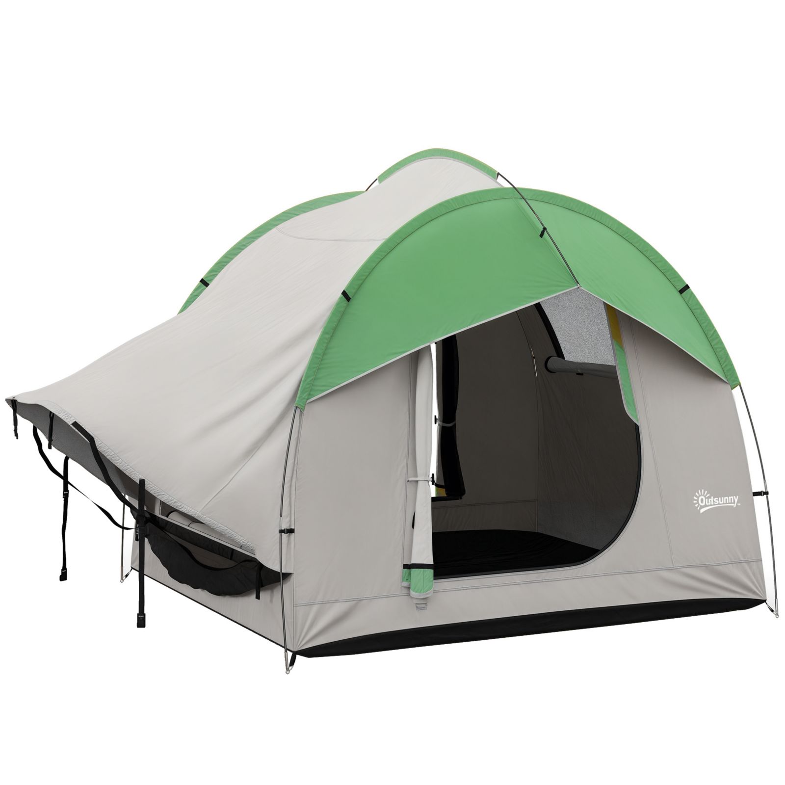 Палатка для кемпинга Outsunny Car Camping с 3 дверями, 2000mm Waterproof