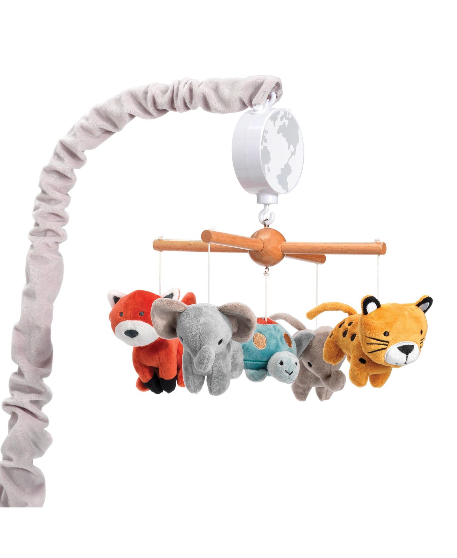 Lambs & Ivy Wild Life Musical Rotating Crib Mobile