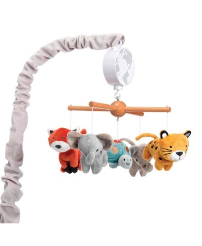 Lambs & Ivy Wild Life Musical Rotating Crib Mobile