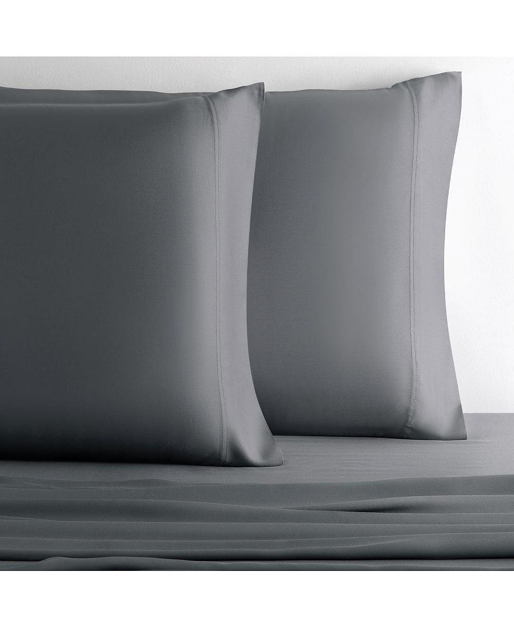 Cariloha Retreat 2-Piece Sateen Pillowcase Set Lyocell Material Breathable, Corner Straps, Extra soft and Cooling