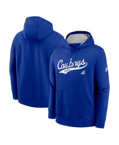 Мужское худи Nike Dallas Cowboys Rewind Tail Sweep Club Royal