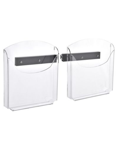 Brochure Holder for Dual Use Prize Wheel Clear Acrylic Display Stand Tradeshow