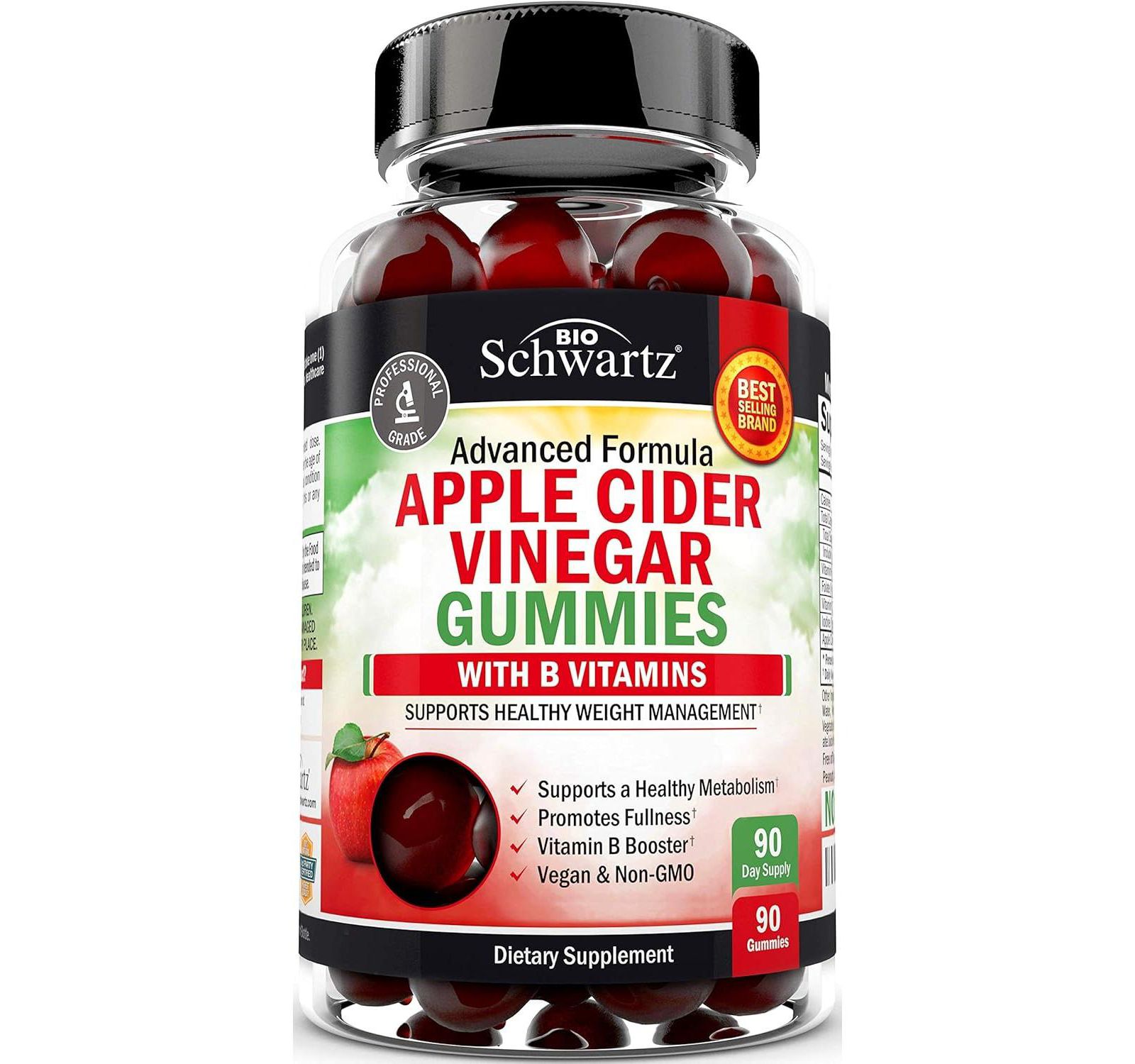 BioSchwartz Apple Cider Vinegar Gummies - 90