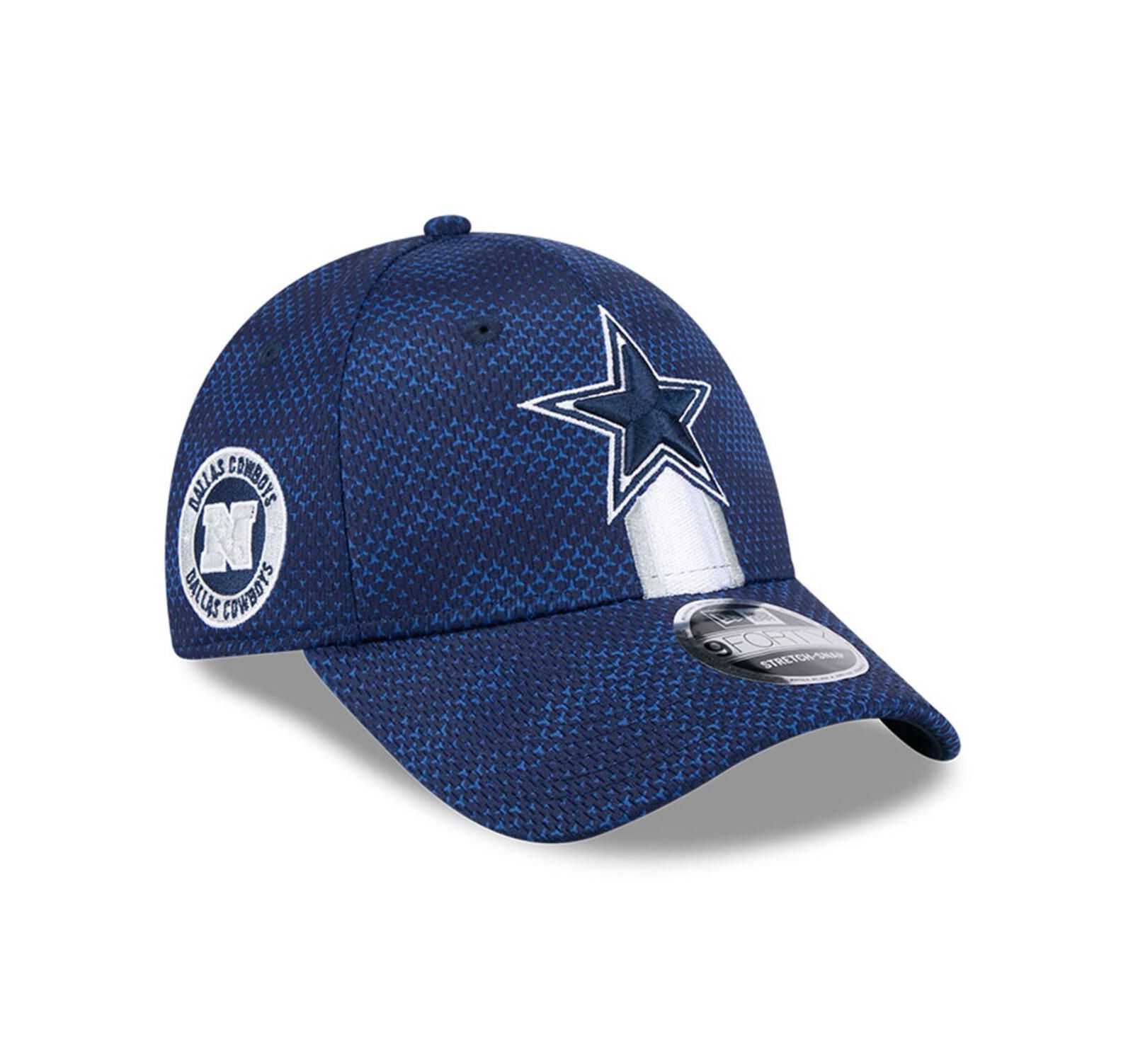 New Era Men's Navy Dallas Cowboys 2024 Sideline 9FORTY Stretch-Snap Hat