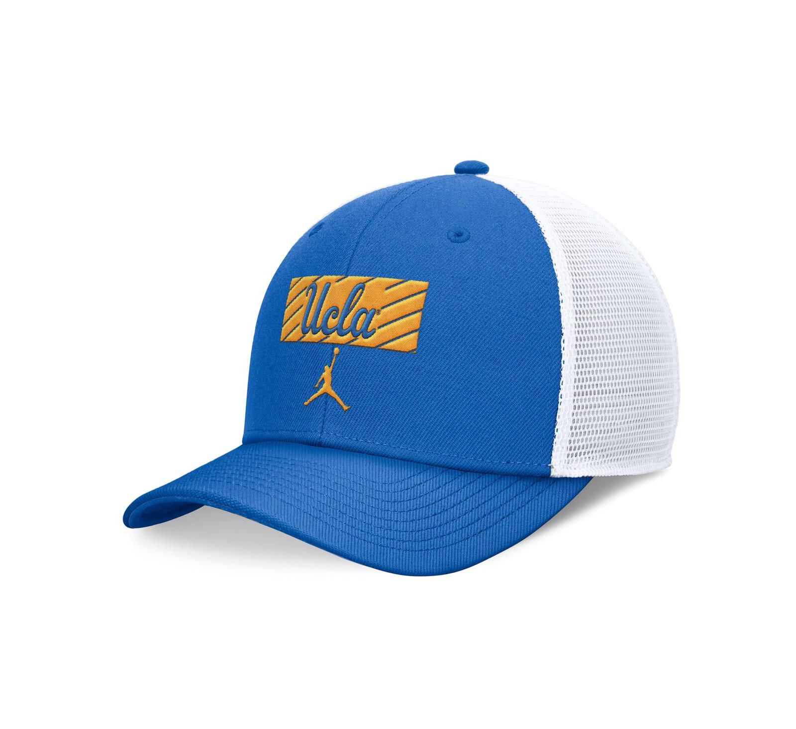 Jordan Men's Blue/White UCLA Bruins 2024 Sideline Trucker Adjustable Hat