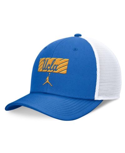 Jordan Мужская кепка Trucker Adjustable UCLA Bruins 2024 Sideline сине-белого цвета