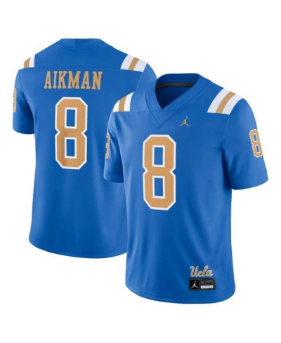 Мужская игровая джерси Jordan Troy Aikman Blue UCLA Bruins Player