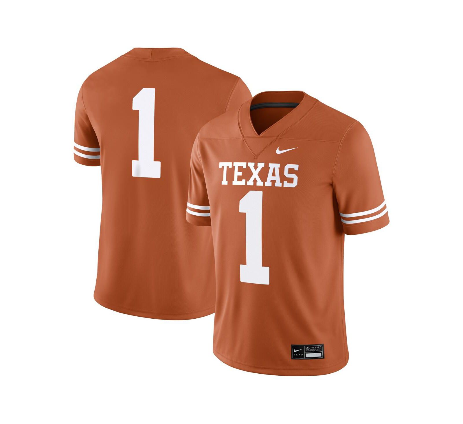 Мужская джерси Nike Texas Longhorns Game