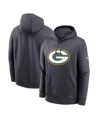 Мужское худи Nike Anthracite Green Bay Packers Club Logo