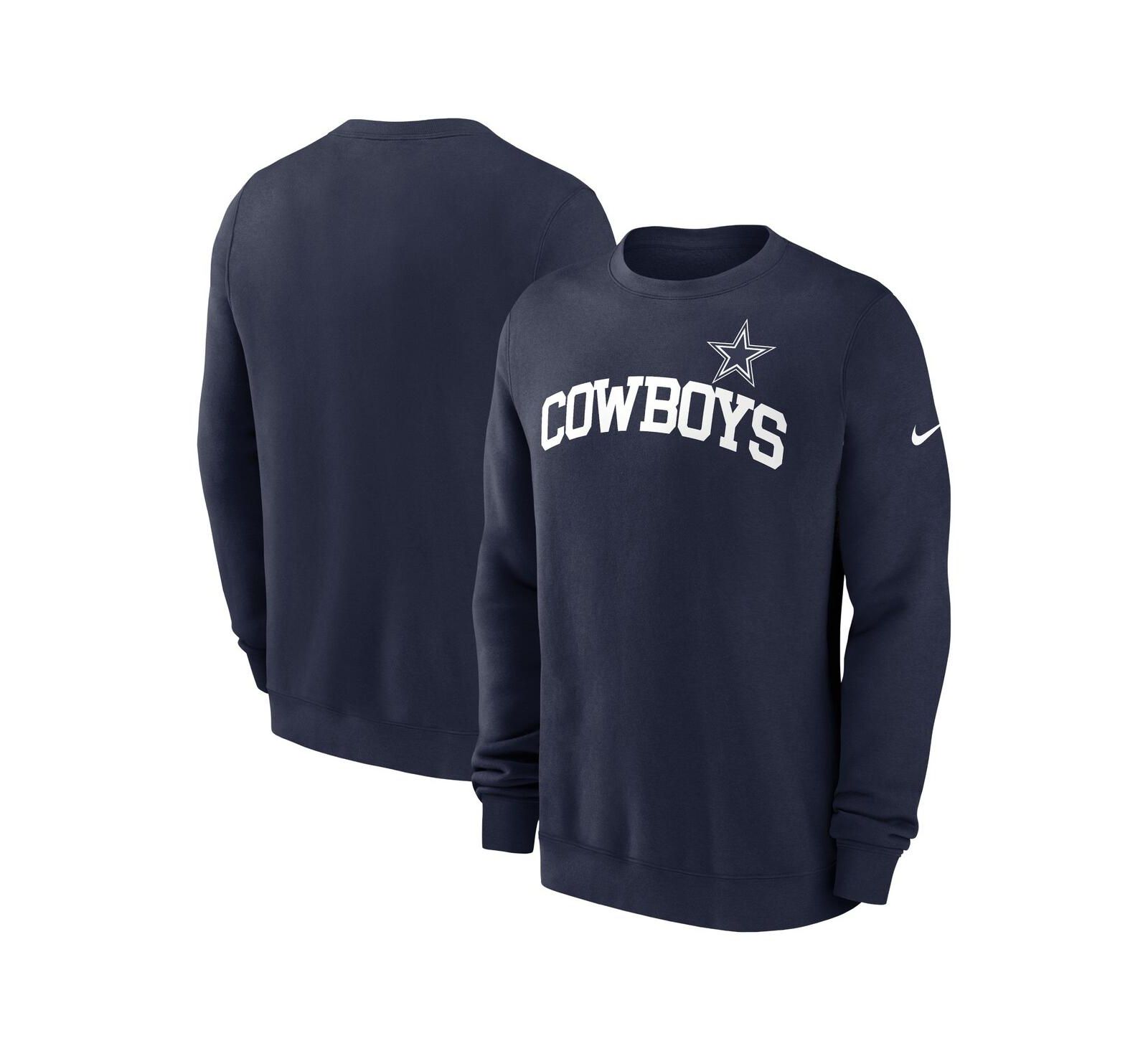 Nike Men's Navy Dallas Cowboys Club Pullover Sweatshirt