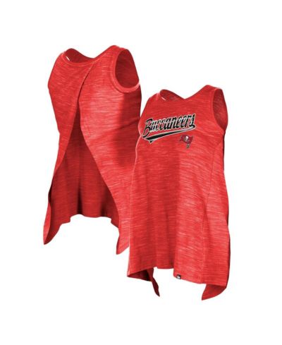 Женский спортивный топ New Era Red Tampa Bay Buccaneers Space Dye