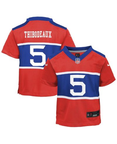 Nike Игровая джерси Kayvon Thibodeaux Century Red New York Giants Alternate для мальчиков и девочек