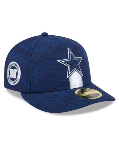 New Era Мужская кепка 59FIFTY Navy Dallas Cowboys 2024 Sideline Low Profile