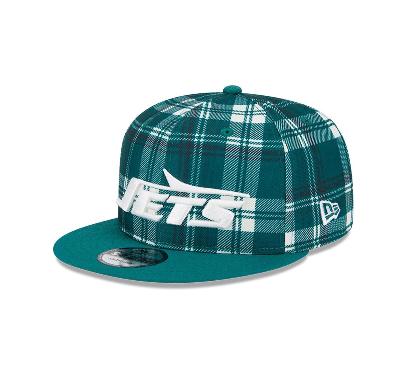New Era Men's Green New York Jets 2024 Sideline Statement 9FIFTY Snapback Hat