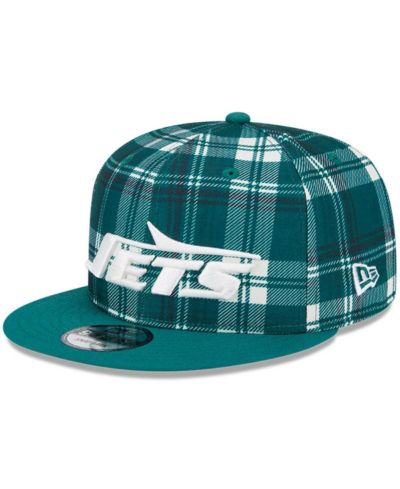New Era Мужская кепка 9FIFTY Snapback New York Jets 2024 Sideline Statement зеленого цвета