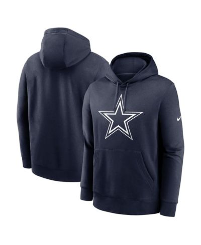 Мужское худи Nike Navy Dallas Cowboys Fan Gear Club Logo Pullover