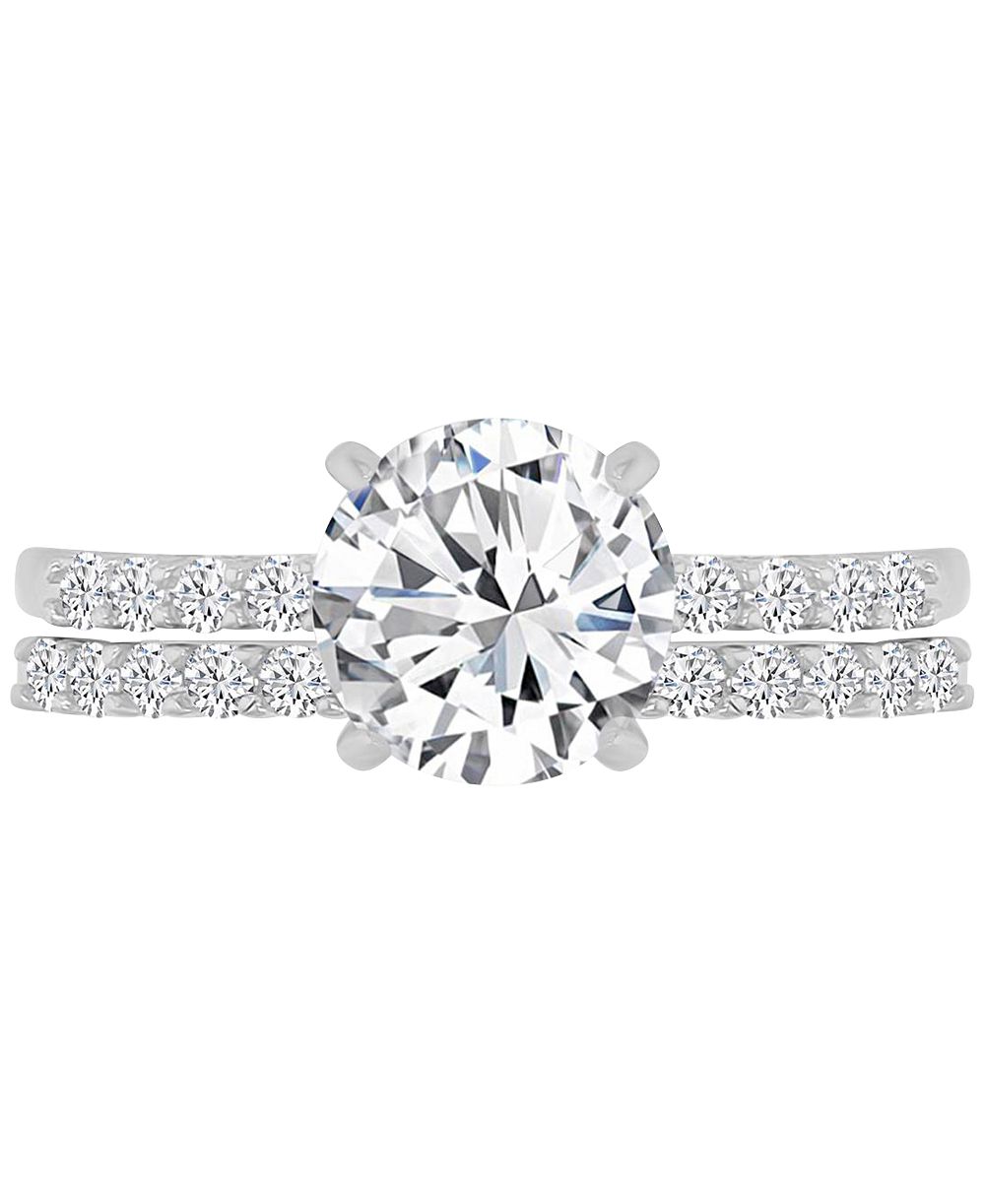 Macy's Кольцо с Cubic Zirconia 11.88 ct.t.w. Sterling Silver