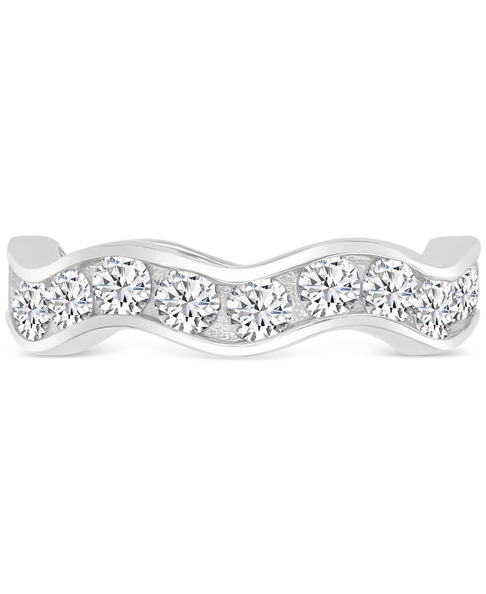 Macy's Cubic Zirconia Ring (3.78 ct.t.w.) in Sterling Silver