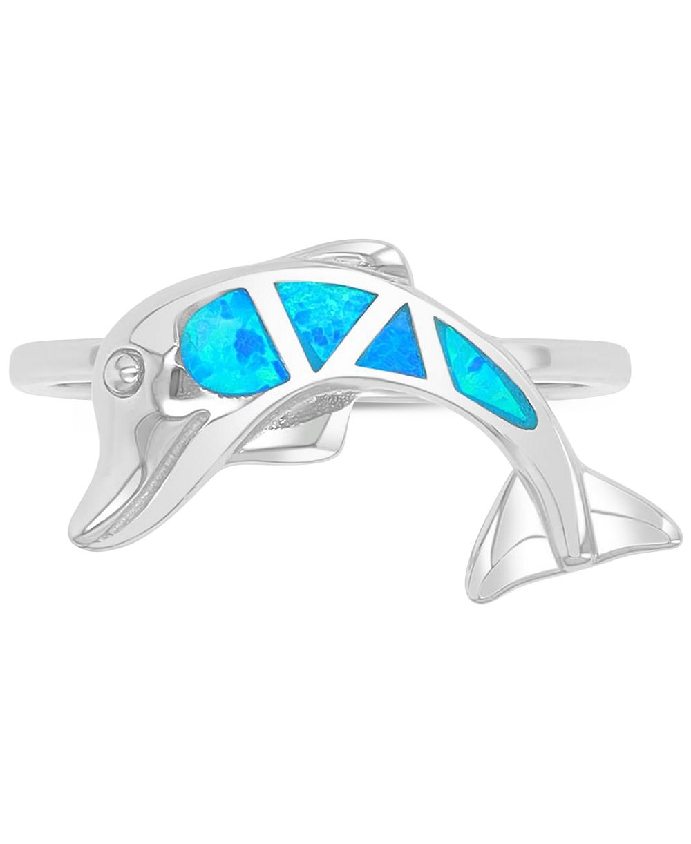 Кольцо Macy's Opal Sterling Silver