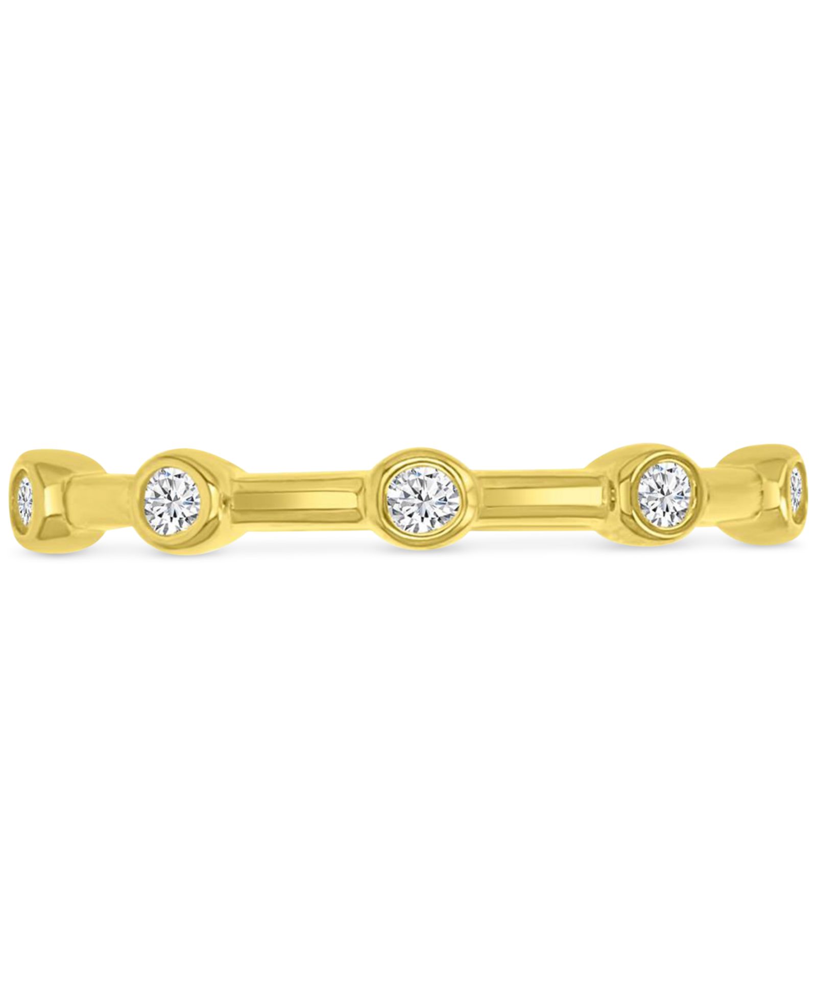 Кольцо с Cubic Zirconia Accent (1/3 ct. t.w.) в 14k Gold over Sterling Silver