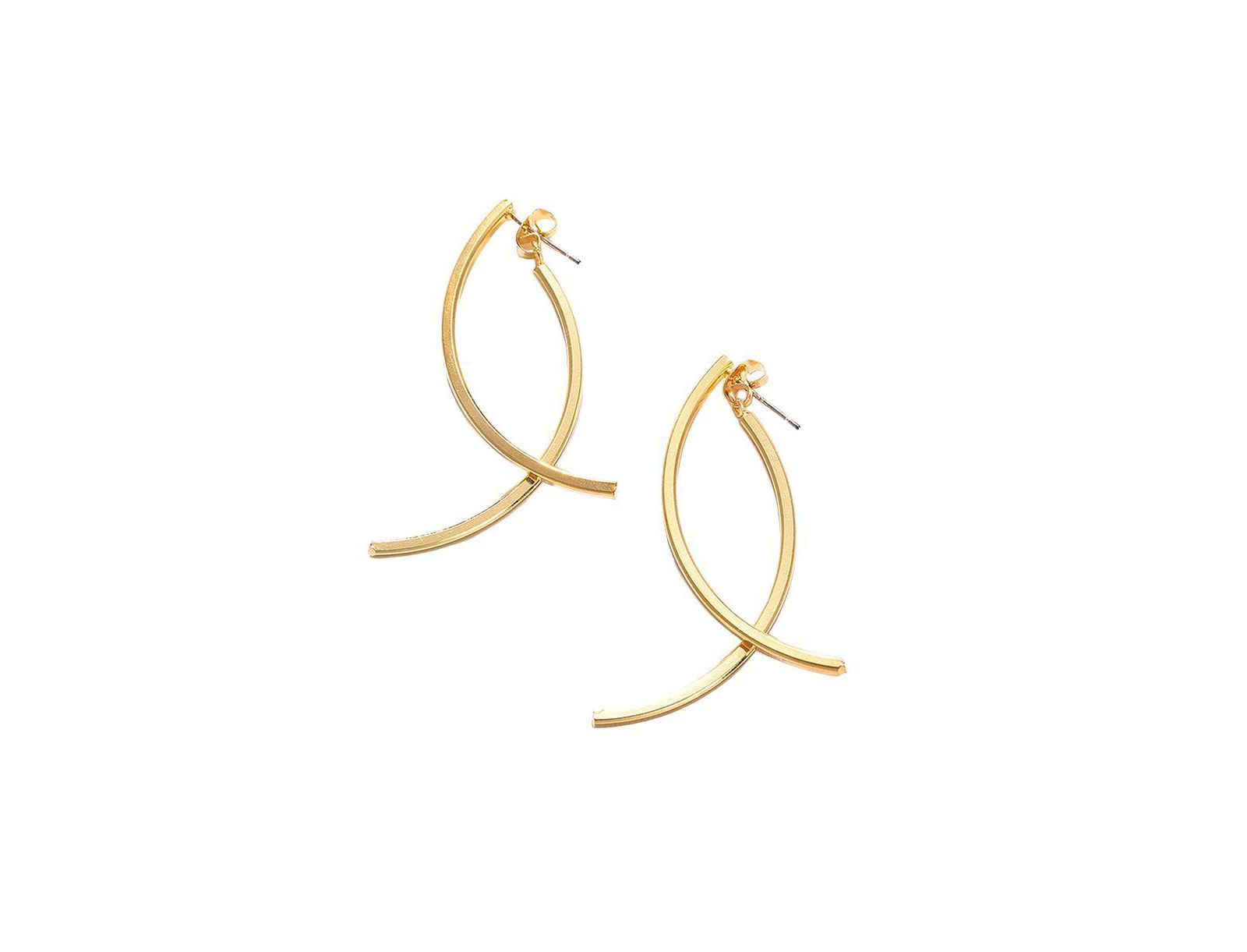 SOHI Women's Lined Drop Earrings