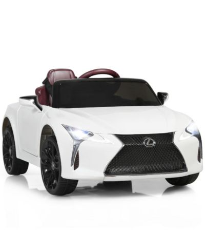 Gymax детская электромобиль Lexus LC500 с пультом управления MP3, белый