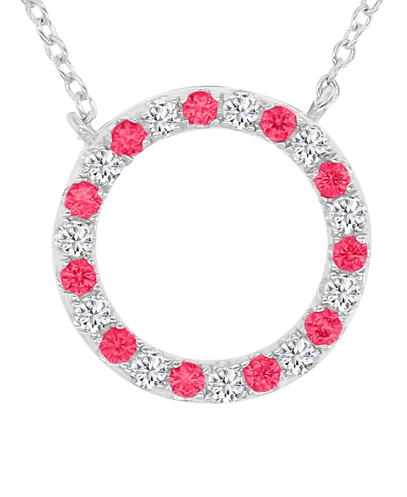 Sapphire и Ruby ожерелье