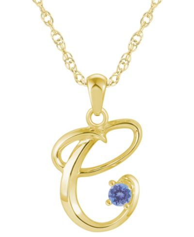 Tanzanite Yellow Gold C