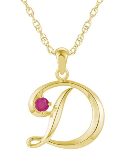 Ruby Yellow Gold D