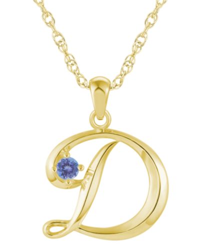 Tanzanite Yellow Gold D