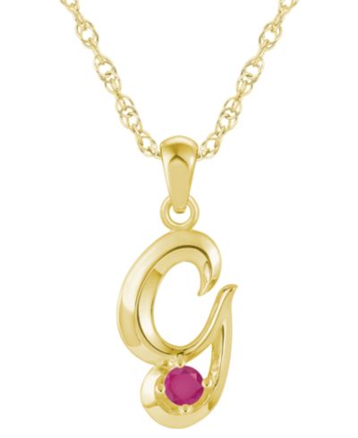 Ruby Yellow Gold g