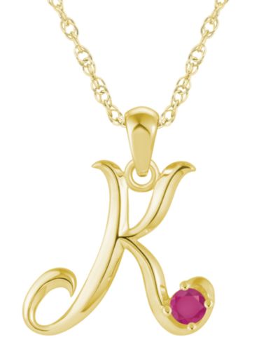 Ruby Yellow Gold K
