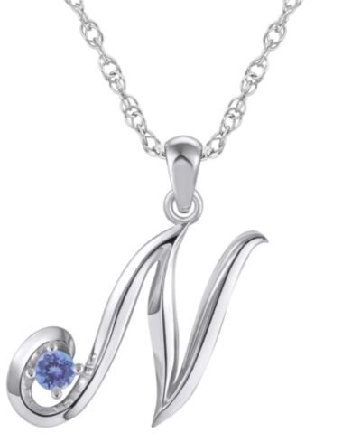 Tanzanite White Gold N